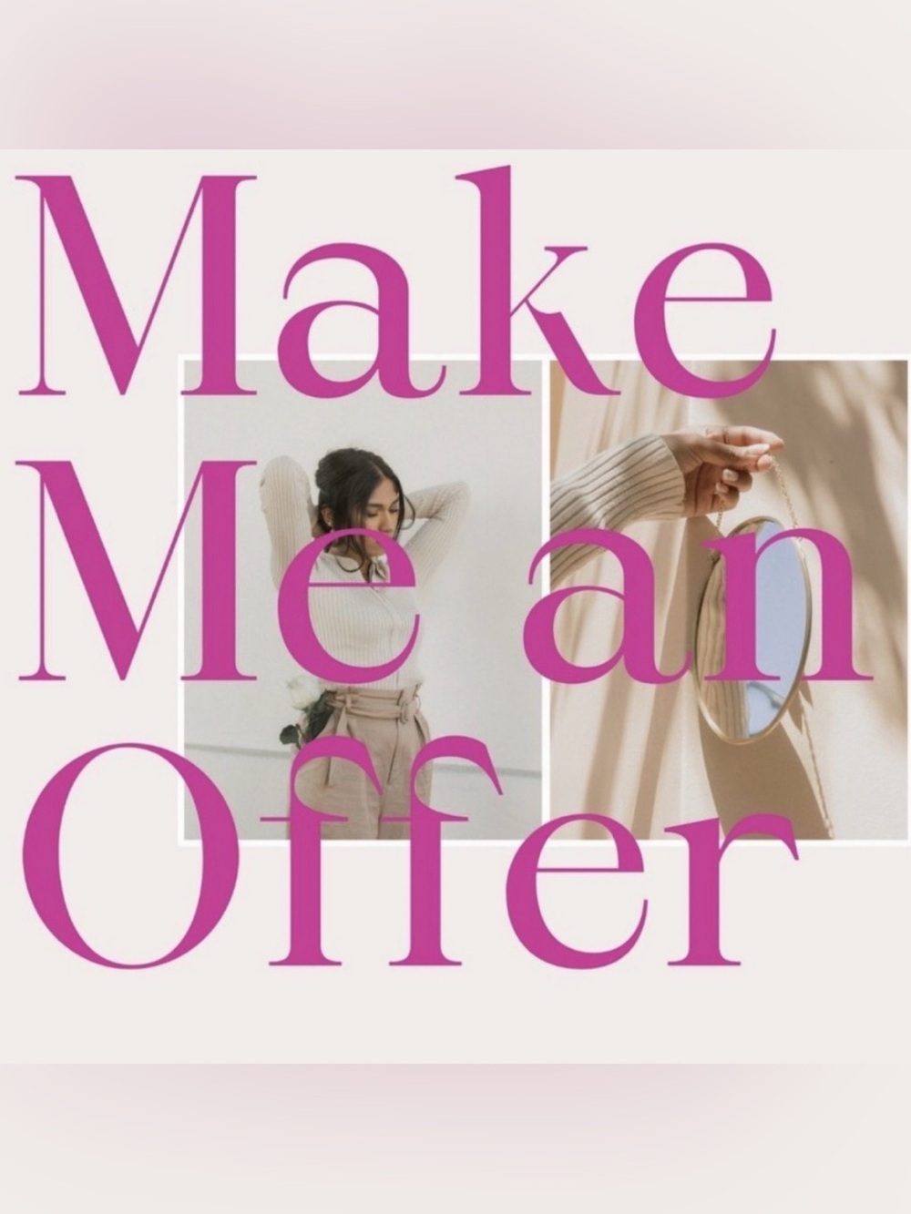 Offers Are Welcome Office Wear Business Casual Luxury Prom Wedding
